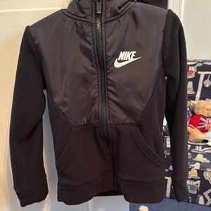 Nike Black Zip-Up Hoodie